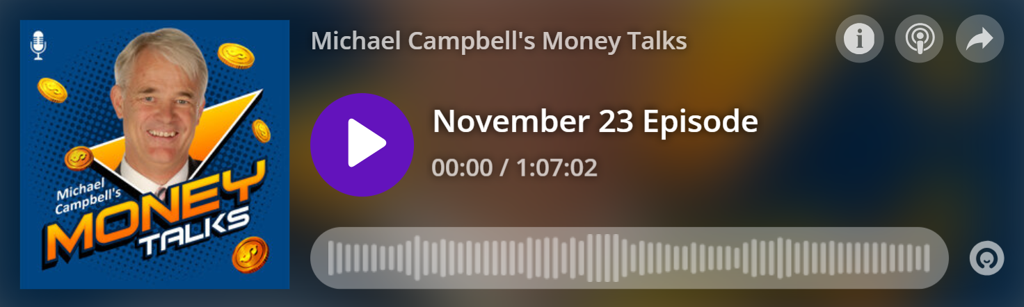 Paul Beattie On The MoneyTalks Podcast – November 23 Episode